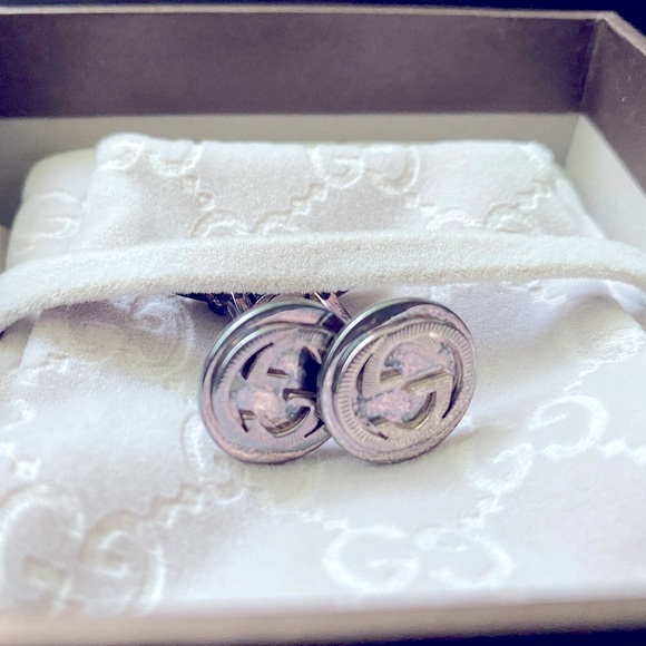 Man’s Authentic Gucci cufflink - Picture 3 of 7